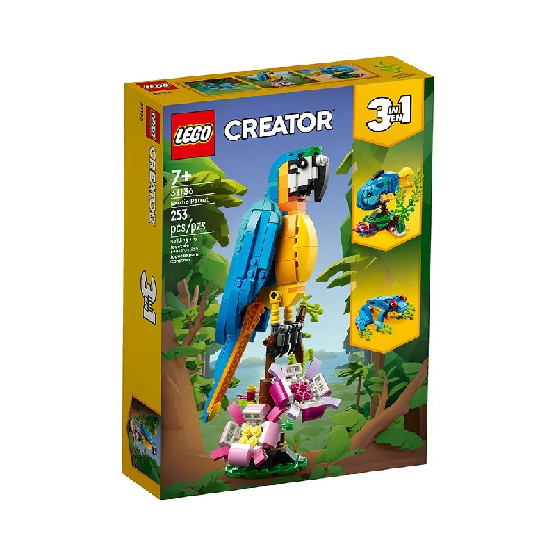 LEGO Creator Exotic Parrot 31136  Building Set (253 Pieces)