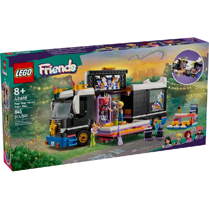 LEGO® Friends Pop Star Music Tour Bus Toy 42619