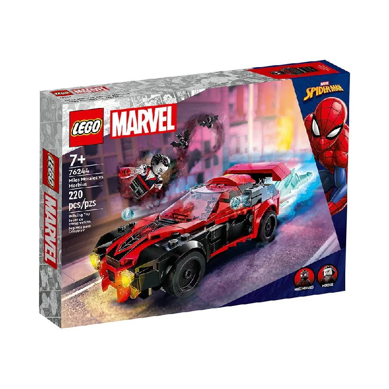 LEGO Marvel Miles Morales vs. Morbius 76244 Building Toy Set (220 Pieces)