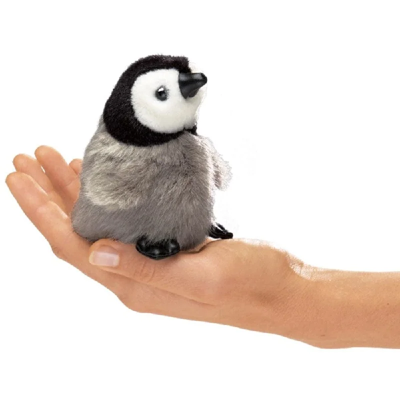 Mini Baby Emperor Penguin Finger Puppet