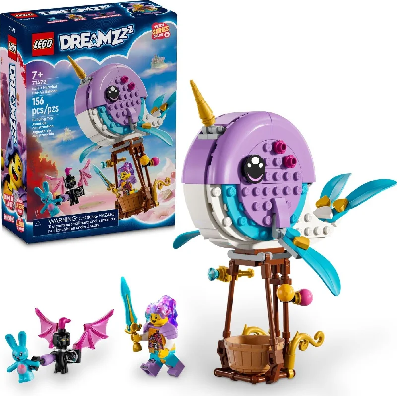 LEGO DREAMZzz 71472 Izzie's Narwhal Hot Air Balloon