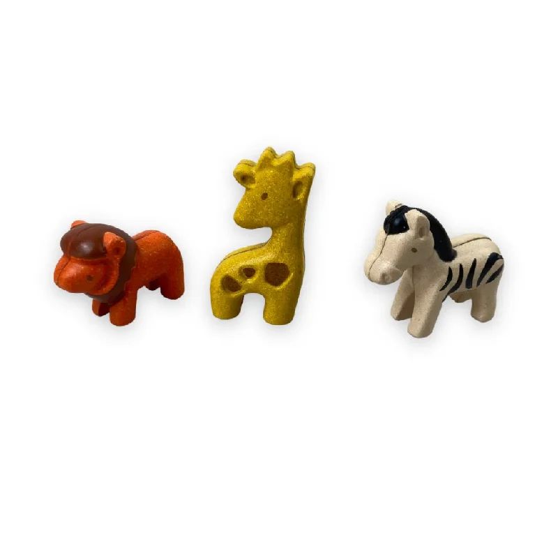 PlanToys Safari Animal Play Set